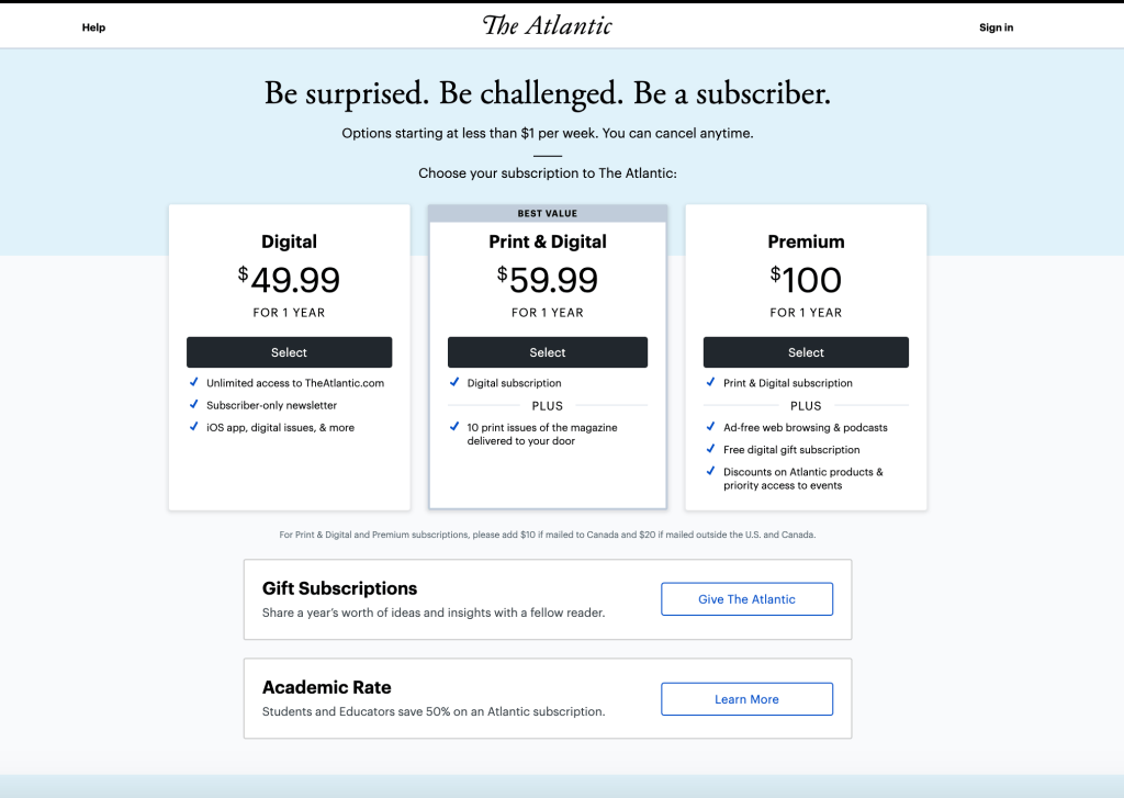 Subscription Offers Page: The Checklist to Maximize Conversion.